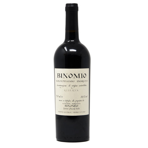 Binomio Montepulciano d'Abruzzo Riserva 2019 - 750 ML